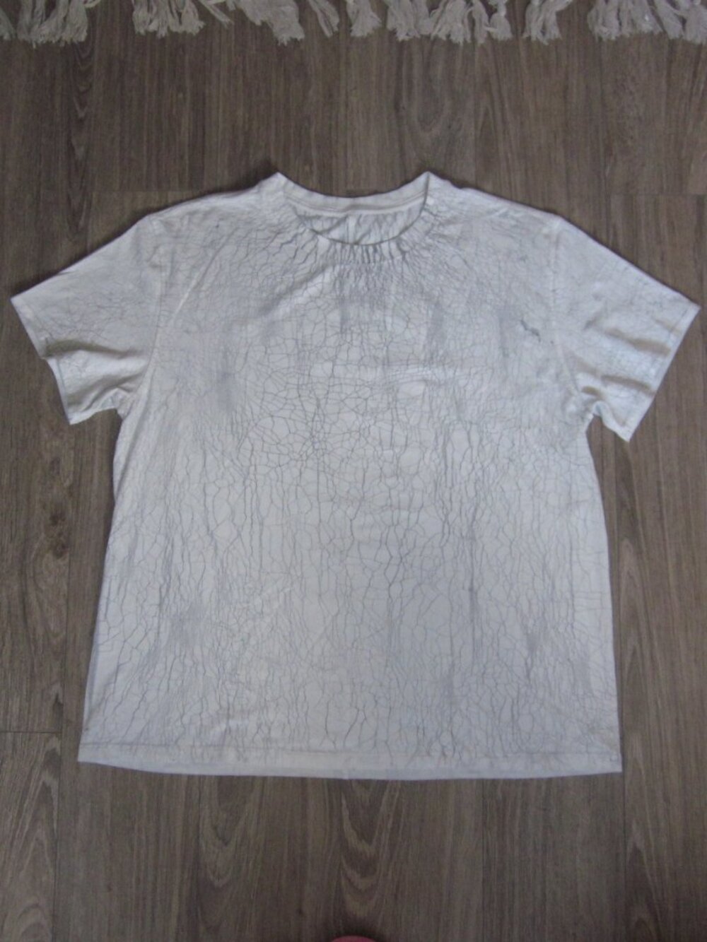 Lululemon All Yours Short Sleeve T-Shirt Vitasea Thread Dye White Black